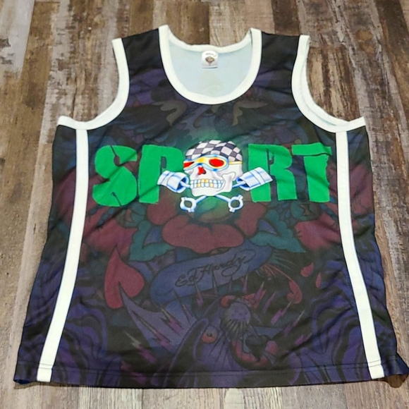 Ed Hardy by Christian Audigier tank top Small - Picture 1 of 3